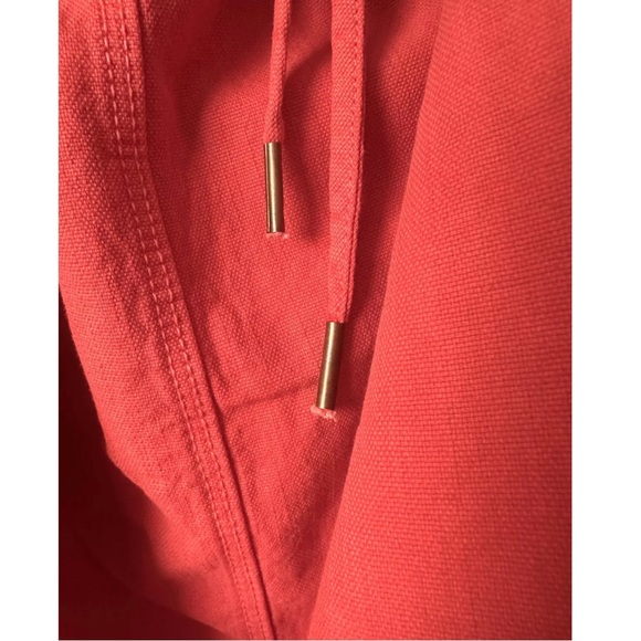 Anthropologie Red Denim Midi Dress - Picture 9 of 10